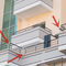 Aluminum Balcony 90 Degree Elbow D16mm Tube For Handrails